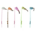 thumbnail image 2 of Cat Teaser Faux Feather: Plush Elastic Rope Interactive Kitten Wand Pet Play Toy, 2 of 4