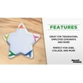 thumbnail image 2 of 10 Star Shaped 5 Color Highlighters Pack - Stylish, Durable, Vibrant, Fair Value - White, 2 of 5