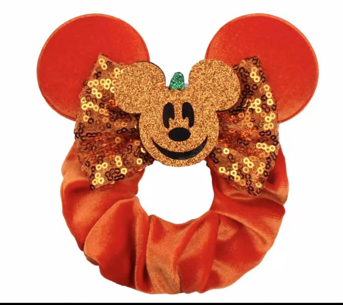 Disney Scrunchie Mickey Mouse Scrunchie Black Scrunchies Minnie Mouse Ears 
