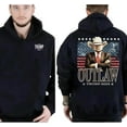Outlaw For Presiident christmas Cowboy 2024 . Election 2024. Western