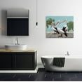 thumbnail image 2 of Stupell Industries Tropical Beach Pelicans Palms Graphic Art Gallery Wrapped Canvas Print Wall Art, Design by Ziwei Li, 2 of 2
