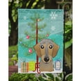 thumbnail image 3 of Christmas Tree and Wirehaired Dachshund Flag Garden Size BB1605GF, 3 of 3