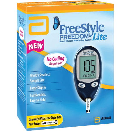 freestyle freedom lite meter part no 70914 1 ea walmart com