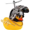 thumbnail image 1 of Adornos de coche de juguete de pato de goma adorable, decoración de tablero de coche de pato amarillo para bicicleta Feliz Sencillez, 1 of 5