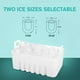 thumbnail image 3 of CROWNFUL Máquina para hacer hielo, 9 cubitos de hielo listos en 8 – 10 minutos, cubitos de hielo de bala de 25 libras en 24 horas, máquina de hielo eléctrica con cuchara y cesta, color negro, 3 of 5