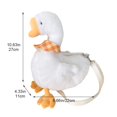 thumbnail image 2 of Jiibva Plush Duck Shoulder Bag Cute Stuffed Backpack Adult Decor Accessories Purse Duck Crossbody Bags Cartoon Messenger Bag for individual(s) Women, 2 of 7