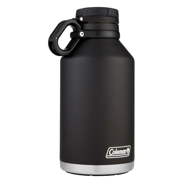 Coleman Stainless Steel Insulated Growler, 64 oz (1.9 L), Black