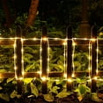 thumbnail image 3 of Morttic LED Rope Lights Battery Operated, 2 Pack Each 39Ft 100 LED Outdoor/Indoor Waterproof Fairy Lights, 8 Modes Dimmable/Timer Tube Lights with Remote for Garden Party Decoration Warm White, 3 of 15