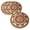 Multicolor, variant on 4pcs Round Boho Cotton Linen Woven Placemats, Macrame Heat Insulated Table Pads, Rustic Farmhouse Style Dining Mats for Indoor Kitchen Counter and Daily Home Table Arrangement Decor, Khaki