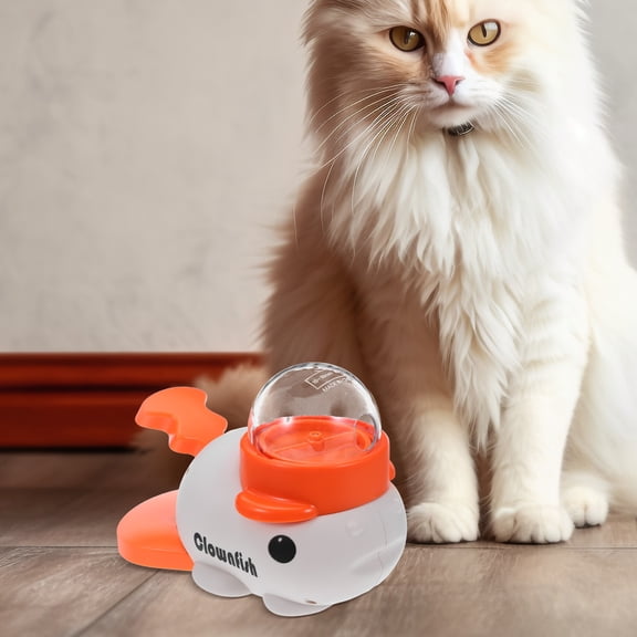Luxshiny White ABS Dog Dispenser with Button for Training Sessions, Pet Reward Set