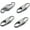 4 Black, variant on Zipper Clip Theft Deterrent - Keep The Zipper Closed - Zipper Pull Replacement