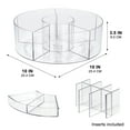 thumbnail image 6 of 360° Makeup Rotating Perfume Organizer, Bathroom Organizer and Storage, Skincare Organizer, Lazy Susan Organizer for Vanity Cabinet Dresser Bathroom, 6 of 9