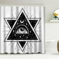 thumbnail image 2 of White Fashion 4 Pcs Shower Curtain Sets with Rugs, Daisy Flower Bathroom Sets with Shower Curtain and Rugs, Floral Bathroom Decor, 2 of 6