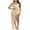 Beige, variant on Odeerbi Solid Color Sequin Jumpsuits for Women 2025 Fashion Solid Color Sexy Off Shoulder Sequin Sleeve Jumpsuit Burgundy