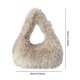 thumbnail image 3 of Bolso Hobo esponjoso para mujer, Bolso de muñeca suaves y esponjosos, Bolso diario de invierno para niñas Y2K de piel sintética, 3 of 6