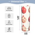 thumbnail image 2 of Plastic Vase 11.8 x 3.9 Inch Vase Transparent Non-Breakable Plastic Ornamental Culture Bottle Storage Jar Modern Family Wedding Decoration Red Christmas Ball, 2 of 6