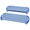 thumbnail image 2 of Angeles SpaceLine Toddler Nap Cots For Kids, Wedgewood Blue (4 Pack), 2 of 10