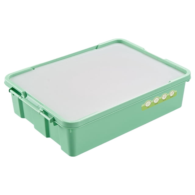Sand Art Light Box Toy Green Plastic Creative Play For Kids Adjustable Brightness Educational Sensory Activity Table Green