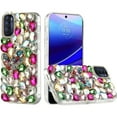 thumbnail image 5 of XPM for Samsung Galaxy A17 5G Phone Case, Bling Crystal 3D Full Diamonds Luxury Sparkle Rhinestone Hybrid Protective Cover for Galaxy A17 (Colorful Heart), 5 of 12