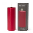 thumbnail image 2 of Set of 2 Red Led Pillar Candle, 2 of 3