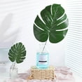 thumbnail image 6 of 10Pcs Artificial Plant Fake Monstera Leaves for Wall Living Room Party Decor, 6 of 7