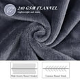 thumbnail image 4 of Howarmer Large Dark Gray Throw Blankets, Twin Size Soft Lightweight Flannel Fleece Blanket, 60" x 80", 4 of 7