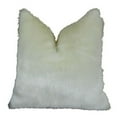 thumbnail image 1 of Plutus Coussin Fait Main Renard Arctique, (26 Pouces x 26 Pouces), 1 of 2