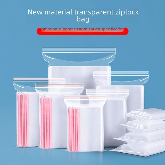 Bolsa de sellado, bolsa de sellado de alimentos transparente, bolsa de sellado grande de plástico, bolsa de embalaje de prendas, bolsa de sellado de plástico
