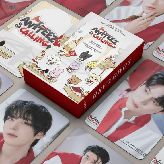 ANITEEZ IN THE CALLING POP UP Laser Lomo Cards - 55PCS Photocards Set for ATINY Fandom