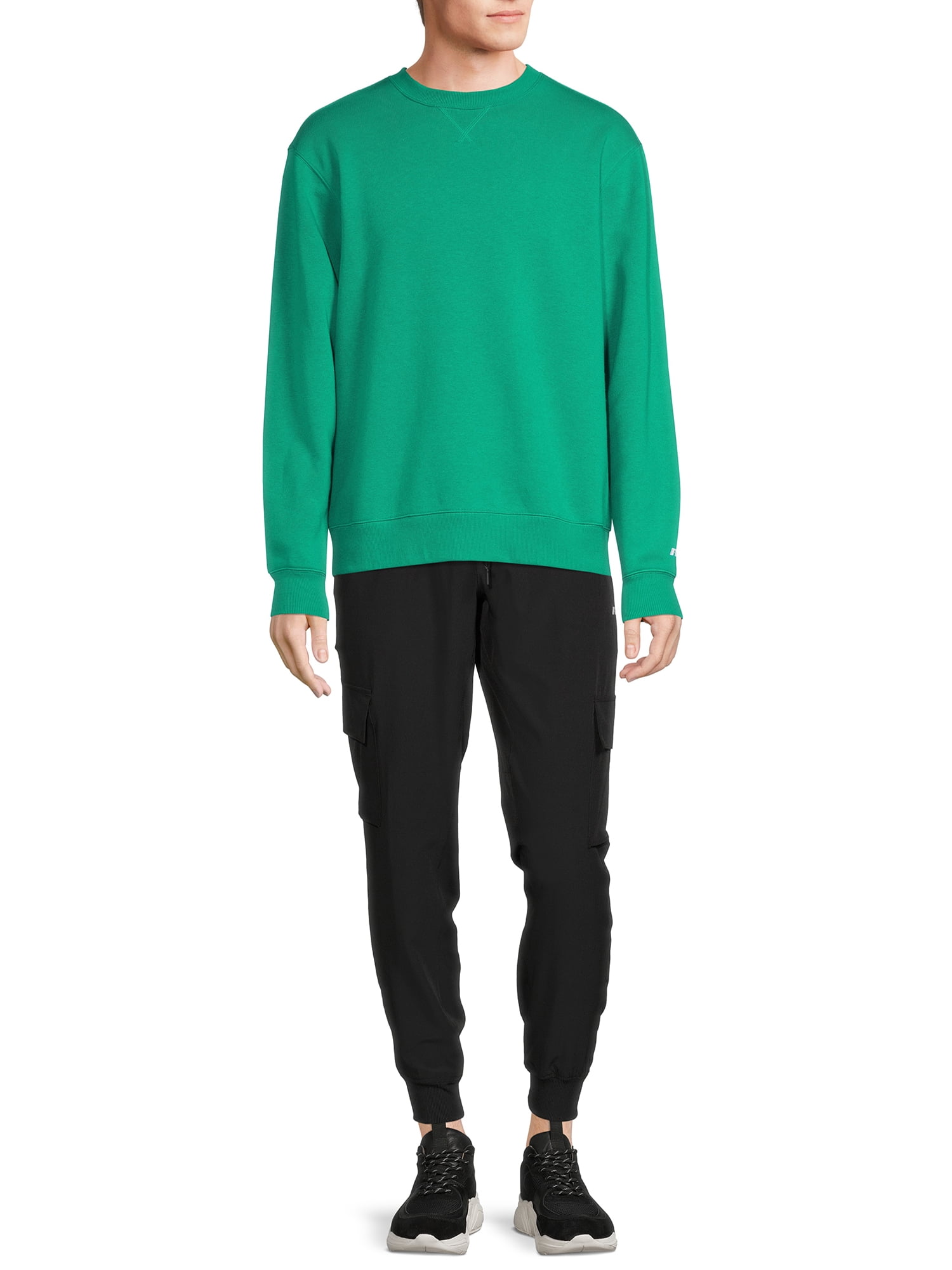 Russell Men's and Big Men's Fleece Crewneck Sweatshirt, Sizes up to 3XL