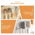 thumbnail image 5 of WHAMVOX 2pcs Self adhesive Wall Toothbrush Holder Mount for Bathroom, 5 of 7