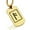 Gold, variant on Stainless Steel Elder Futhark Ansuz Rune Dog Tag Pendant Necklace