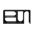 thumbnail image 6 of EUROCO 62.8" Longer Modular Console Table,Wood Entryway Table with Rectangular Exterior and Curved Interior Design for Customizable Arrangements,Black, 6 of 7