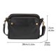 thumbnail image 5 of Bolso bandolera para mujer Bolso retro de moda Bolsos de hombro de viaje (Negro), 5 of 5
