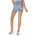 thumbnail image 2 of Sanctuary Denim Womens Distressed Released Hem Denim Shorts, 2 of 2
