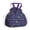 DarkBlue Dinosaurs With, variant on DarkBlue Dinosaurs Words Pattern Drawstring Lunch Bag Women - Drawstring Lunch Bag Insulated for Work Office - Stain-Resistant Large Lunchbags for Women with Multi-Pockets