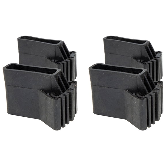 4 Pcs Couvre-Pieds d'Échelle Antidérapants Accessoires de Pieds d'Échelle en Caoutchouc