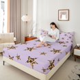 thumbnail image 4 of Castle Fairy Leopard Print Stars Print Full Size Sheets,Old Fashion Bed Sheets, 4 of 7
