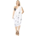 thumbnail image 6 of HAPPY BAY Women's Beachwear Summer Beach Wrap Bikini Wraps Sarong Swimwear Swim Cover up Skirt Bathing suit Swimsuit Pareo Coverups for Women One Size White, Seashells, 6 of 6