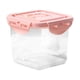 thumbnail image 2 of Recipientes de plástico reutilizables para preparar comidas (650 ml) | Frascos herméticos a prueba de fugas con tapas selladas | Apilables para guardar refrigerios, postres, helados y mermeladas |, 2 of 8