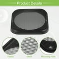 thumbnail image 4 of Unique Bargains 4 Set 4" Car Speaker Grills Cover Mesh Square 4 Inch Audio Speaker Subwoofer with Screws ABS Black, 4 of 8