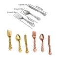 thumbnail image 4 of Hi,Fancy 3 Pieces Tableware Model Mini Lovely Size 1/12 Kitchen Spoon Early Educational Imitation Cutlery Children Baby Kids Using Silver, 4 of 9