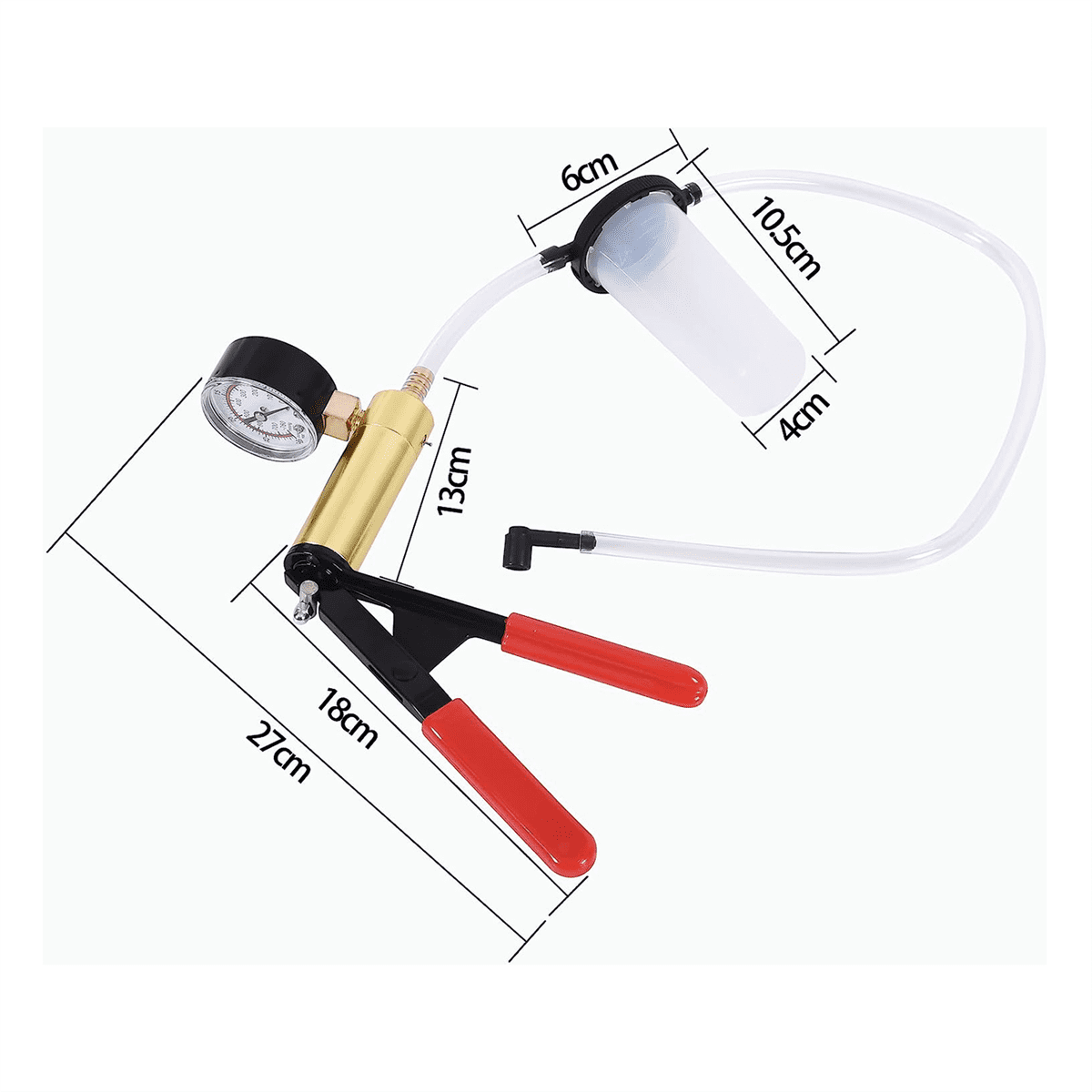 Handheld Vacuum Pressure Pump High Pressure Pump Test Tool Vacuum Tester Universal Auto Repair Tool
