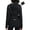 Black, variant on Women's Rain Jacket Waterproof Lightweight Fluorescent Green XL