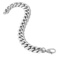 thumbnail image 4 of Invicta Jewelry Men's Polished Curb Chain Steel Bracelet (14mm) - 9", 4 of 8