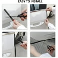 thumbnail image 4 of Car Door Edge Guards Black, 32.8Ft(10M) Car Door Edge Protector Rubber U Shape Edge Trim Universal, Rubber Edge Trim Car Door Protector, 4 of 5