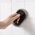 thumbnail image 3 of Advancent Cepillo de baño de pared de descontaminación resistente, herramientas de limpieza, mango de esponja, ranura para inodoro, alfombra de ducha, Suministros de limpieza para el hogar Blanco Advancent HA080581-01, 3 of 6