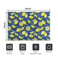 thumbnail image 5 of Yellow Lemon Fruit Slices Blue Pattern Door Rugs,Washable Non Slip Door Mats Indoor,Decorative Door Mats,Entry Mat Indoor for Entrance,Bedroom,Kitchen,Bathroom,16"x24", 5 of 6