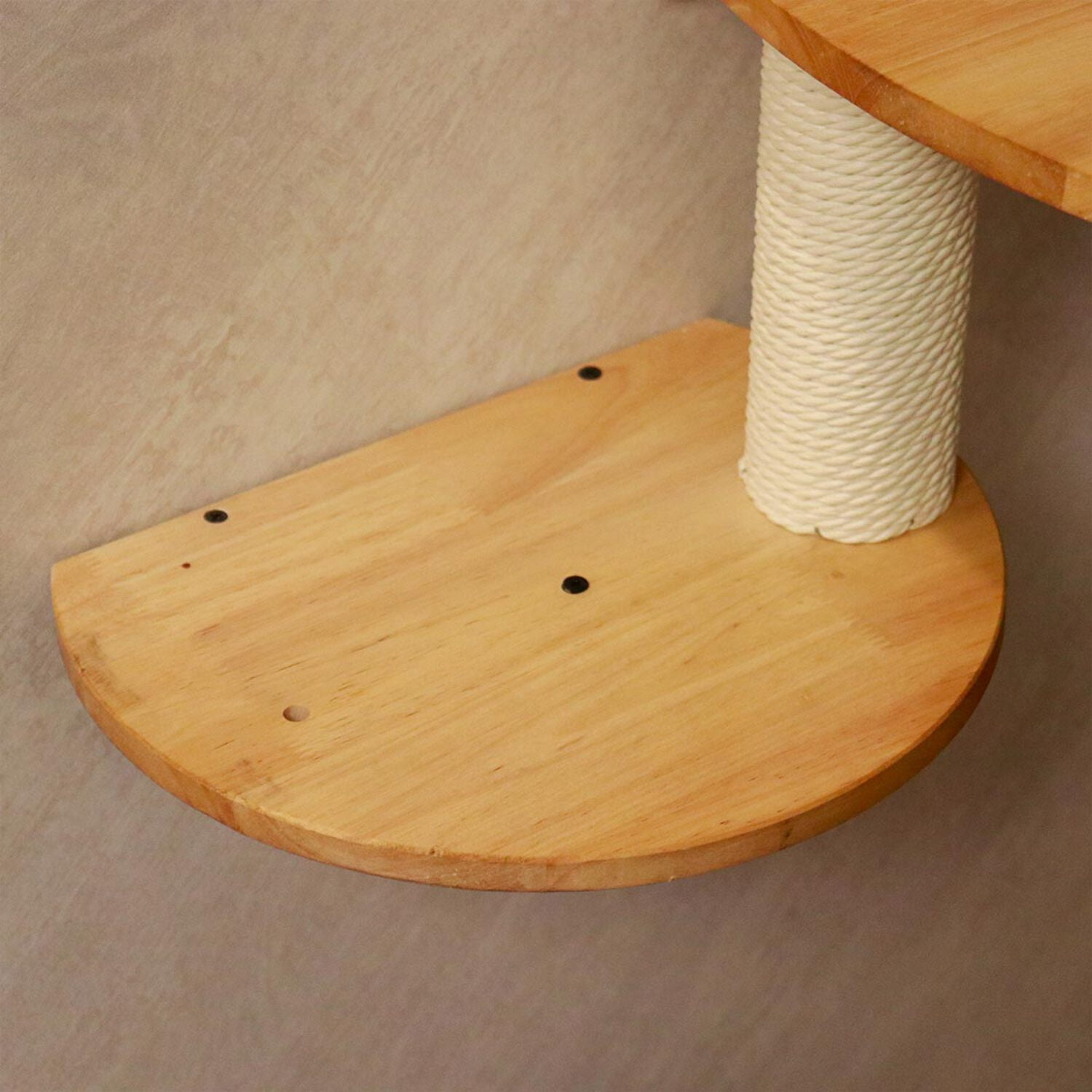 PETOMG Large Cat Perch, Large Cat Wall Bed, Cat Spaceship| Rubberwood