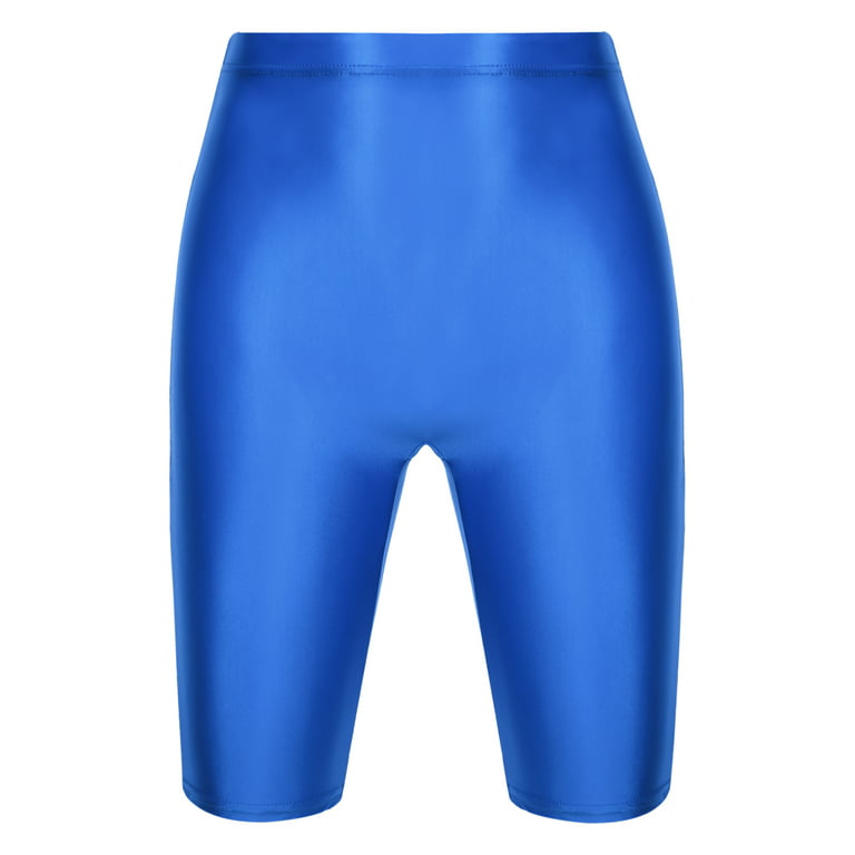 iiniim Men\'s Dry Fit Running Short Glossy Sport Seamless Shiny Tight Spandex Pants Compression Leggings